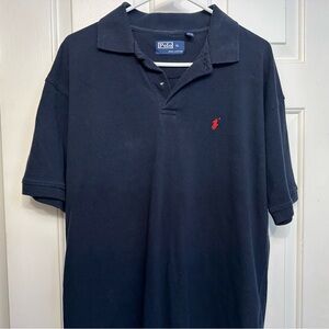 Polo by Ralph Lauren Men's Dark Blue Polo Shirt